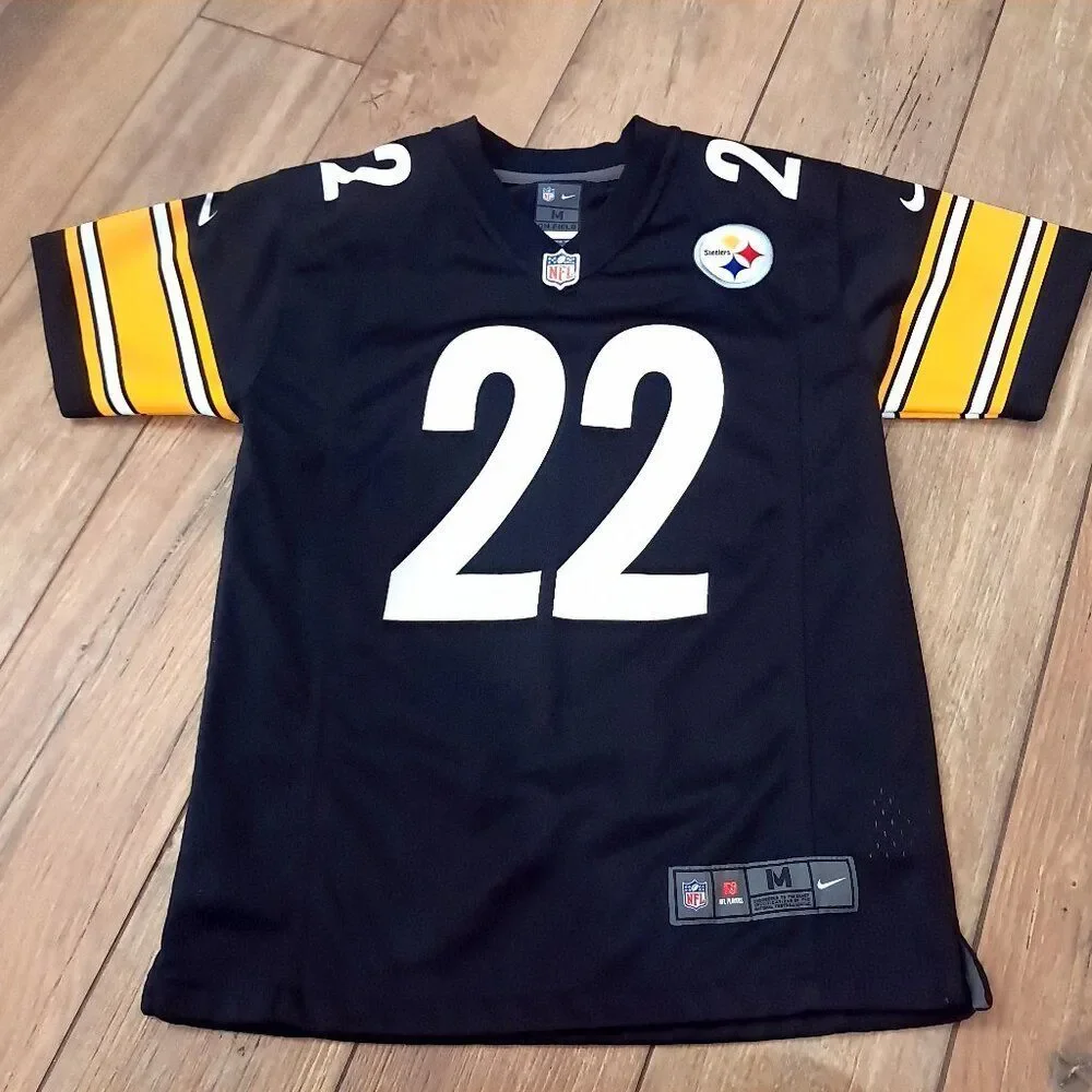 Nike NFL Pittsburgh Steelers Najee Harris #22 youth Medium 10/12 On Field Jersey